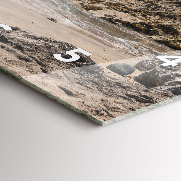 Orologio quadrato Vista sul Mar Mediterraneo