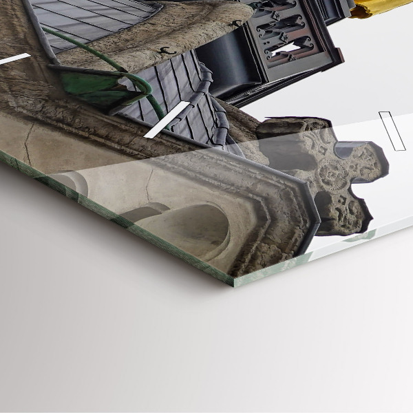 Orologio quadrato Statua della Vergine Maria a Lione