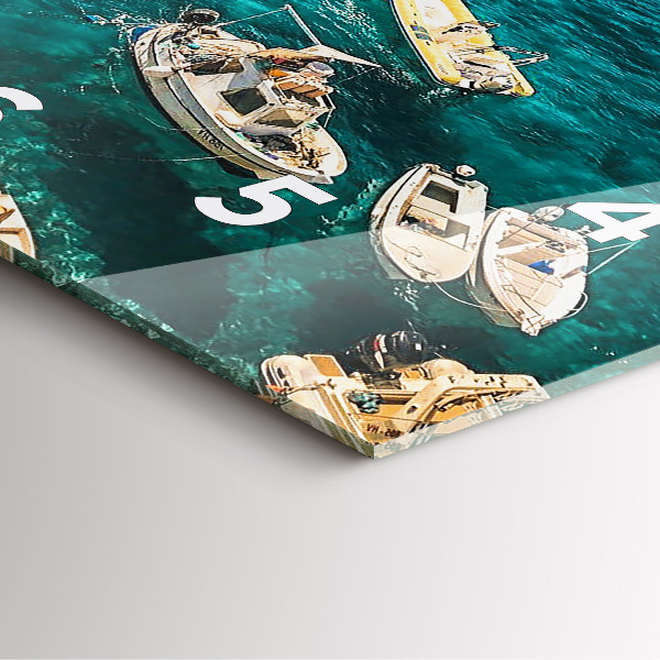 Orologio quadrato Barche in Croazia