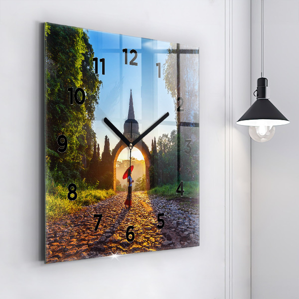 Orologio quadrato Parco Surat Thani Thailandia