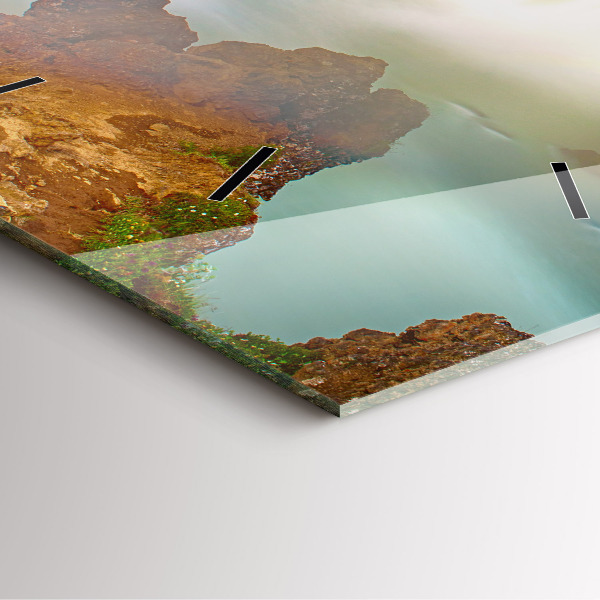 Orologio quadrato Godafoss in Islanda