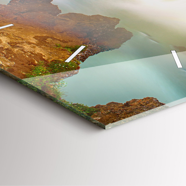 Orologio quadrato Godafoss in Islanda