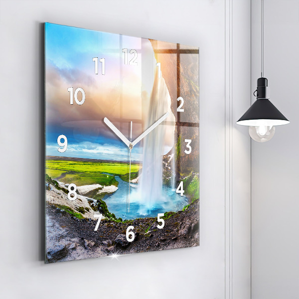 Orologio quadrato Cascata in Islanda