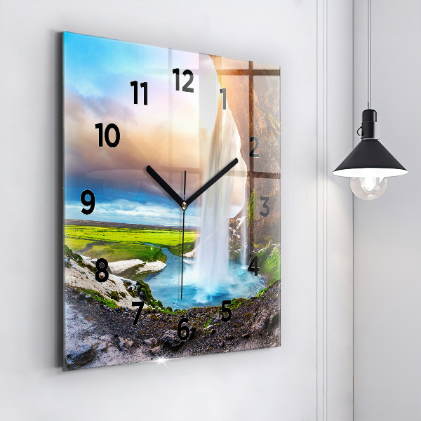 Orologio quadrato Cascata in Islanda