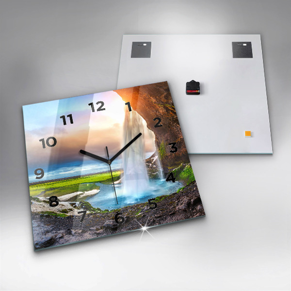 Orologio quadrato Cascata in Islanda
