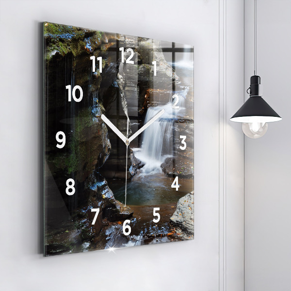 Orologio quadrato Cascate e rocce dell'Islanda