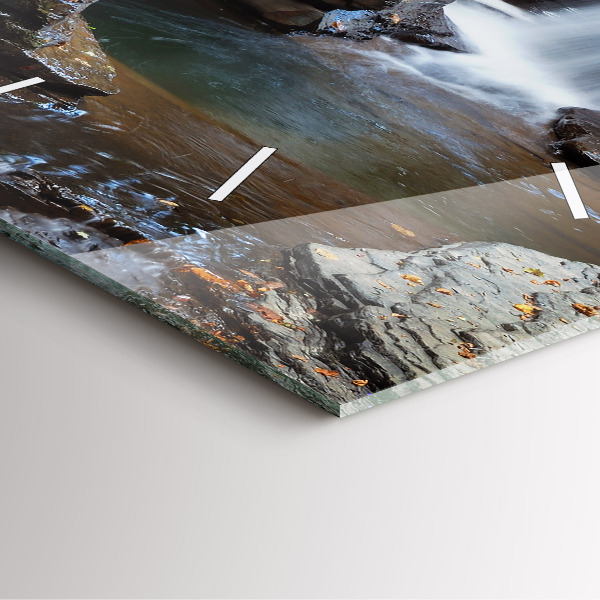 Orologio quadrato Cascate e rocce dell'Islanda