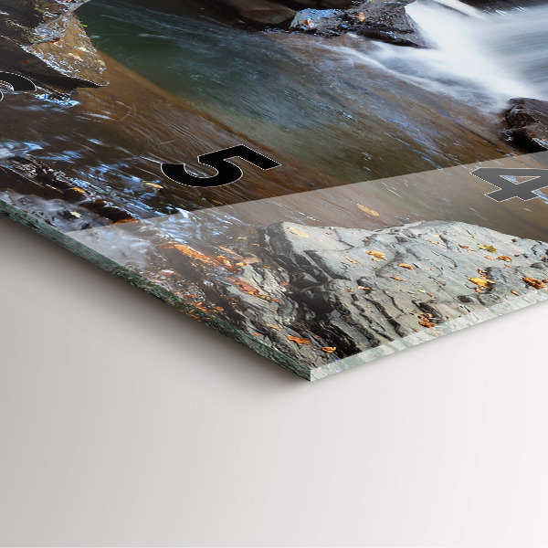 Orologio quadrato Cascate e rocce dell'Islanda