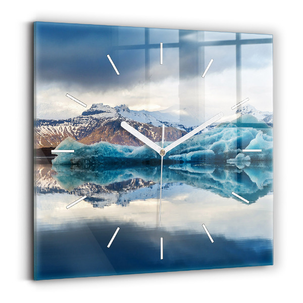 Orologio quadrato Lago Jokulsarlon Islanda