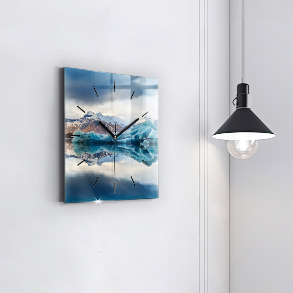 Orologio quadrato Lago Jokulsarlon Islanda