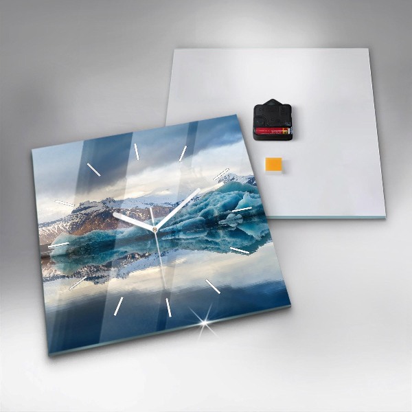 Orologio quadrato Lago Jokulsarlon Islanda