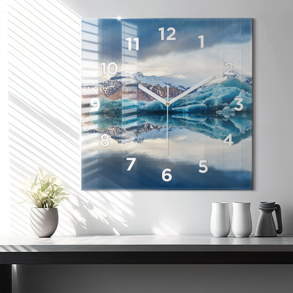 Orologio quadrato Lago Jokulsarlon Islanda