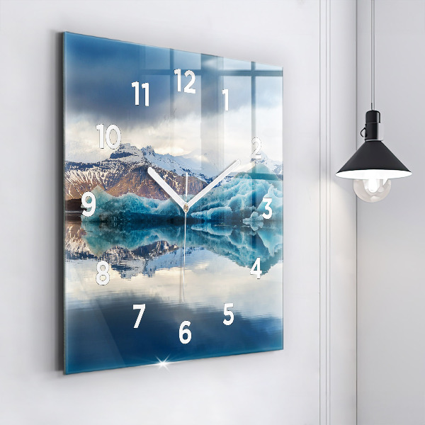 Orologio quadrato Lago Jokulsarlon Islanda