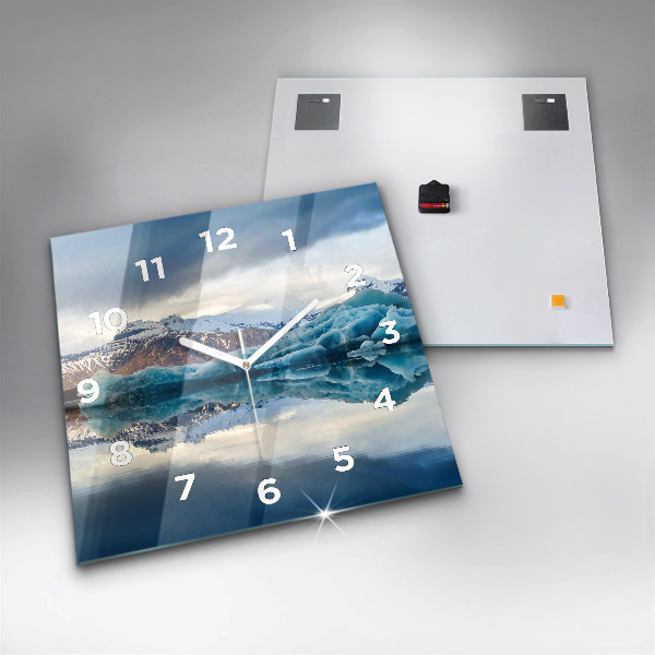 Orologio quadrato Lago Jokulsarlon Islanda