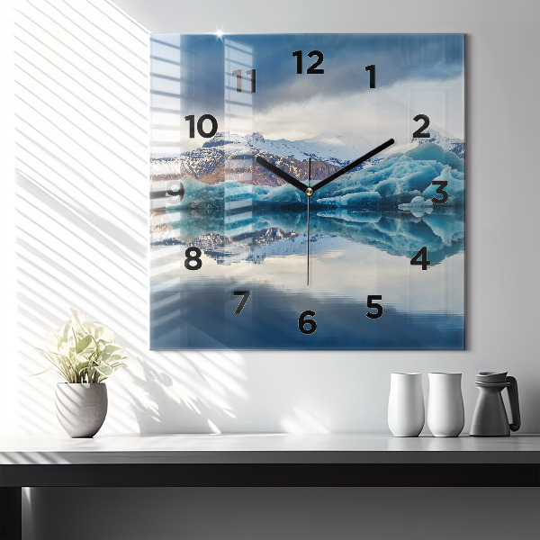 Orologio quadrato Lago Jokulsarlon Islanda