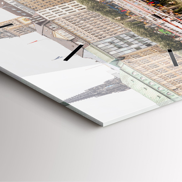 Orologio quadrato Fiume Amburgo Germania