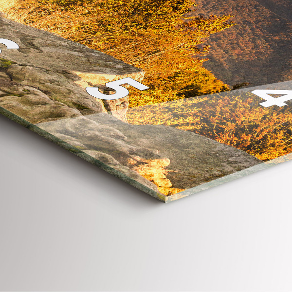 Orologio quadrato Monti Bieszczady