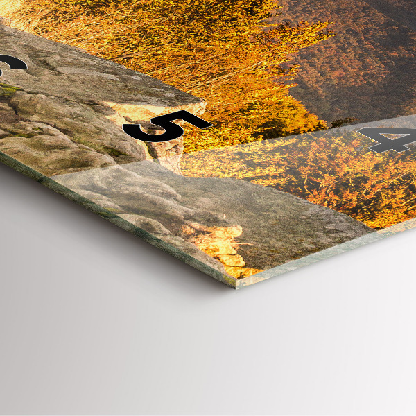 Orologio quadrato Monti Bieszczady