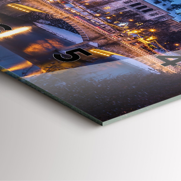 Orologio quadrato Panorama della città di Pilsen