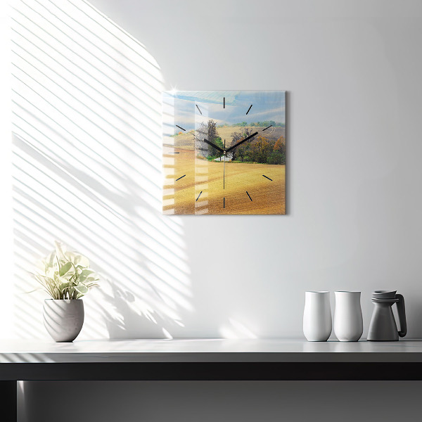Orologio quadrato Paesaggio rurale della Moravia