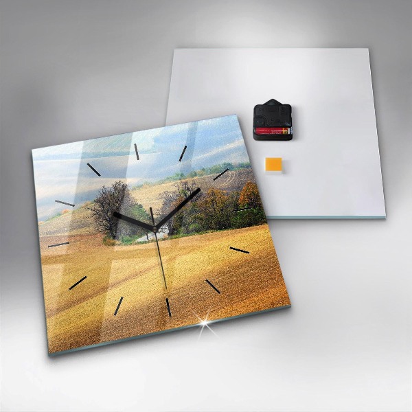 Orologio quadrato Paesaggio rurale della Moravia
