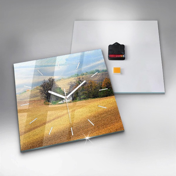 Orologio quadrato Paesaggio rurale della Moravia