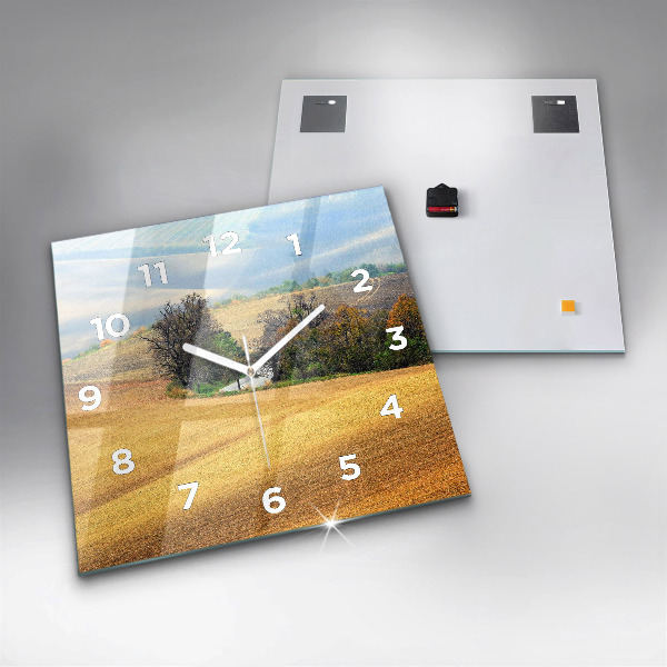Orologio quadrato Paesaggio rurale della Moravia