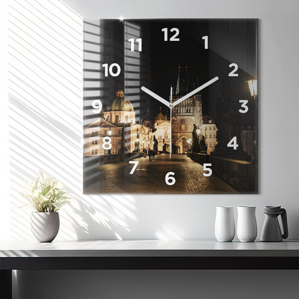 Orologio quadrato Ponte Carlo a Praga
