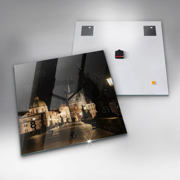 Orologio quadrato Ponte Carlo a Praga