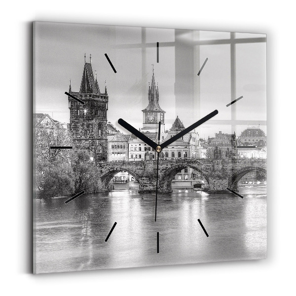 Orologio quadrato Ponte Carlo a Praga