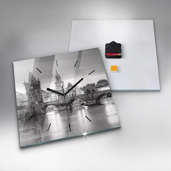 Orologio quadrato Ponte Carlo a Praga