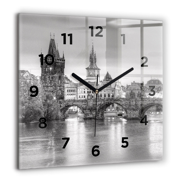 Orologio quadrato Ponte Carlo a Praga