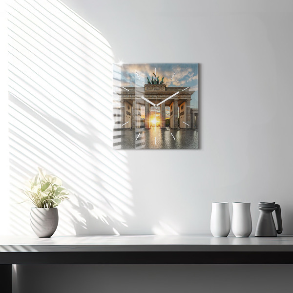 Orologio quadrato Porta di Brandeburgo a Berlino