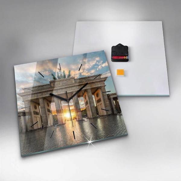 Orologio quadrato Porta di Brandeburgo a Berlino