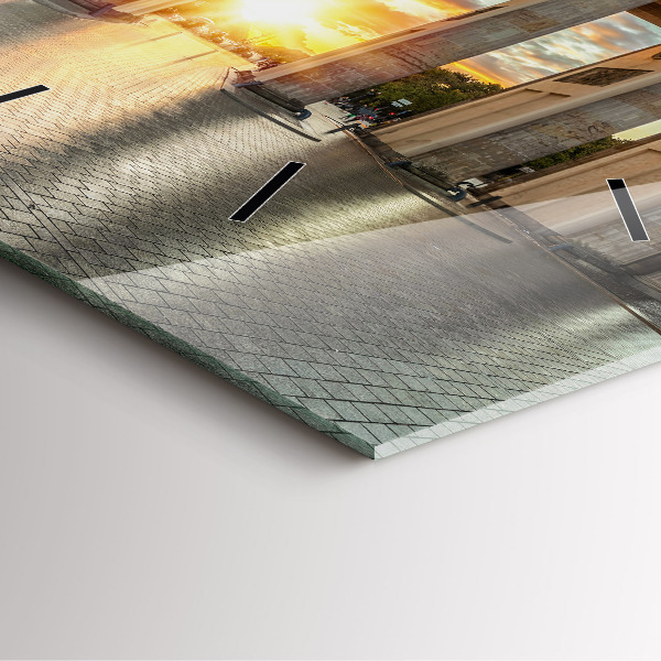 Orologio quadrato Porta di Brandeburgo a Berlino