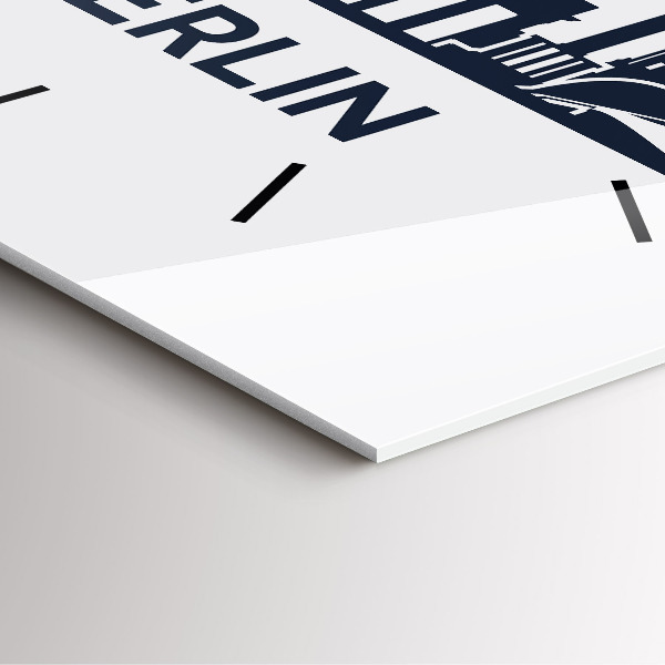 Orologio quadrato Illustrazione della città di Berlino