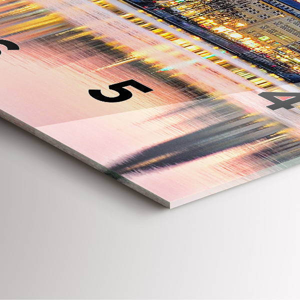 Orologio quadrato Alster ad Amburgo