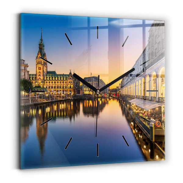 Orologio quadrato Municipio di Amburgo