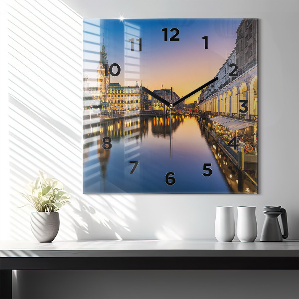 Orologio quadrato Municipio di Amburgo