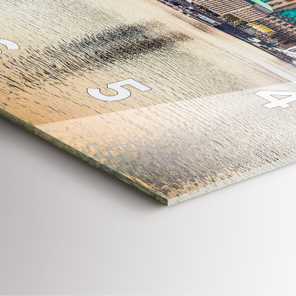 Orologio quadrato Binnenalster ad Amburgo