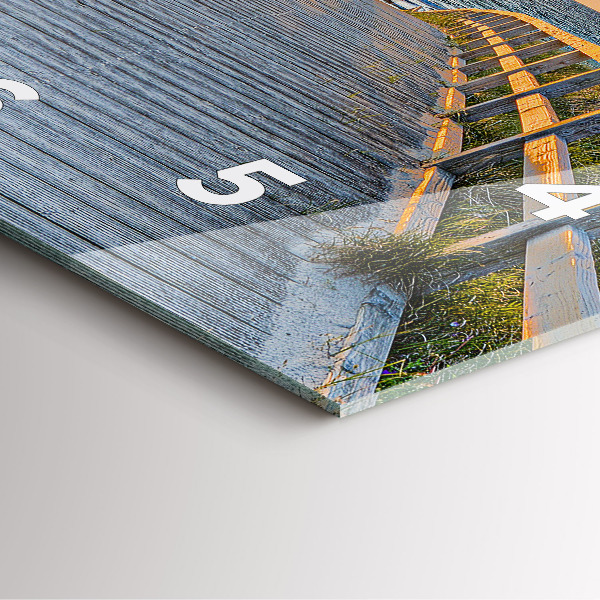 Orologio quadrato Vacanze al mare