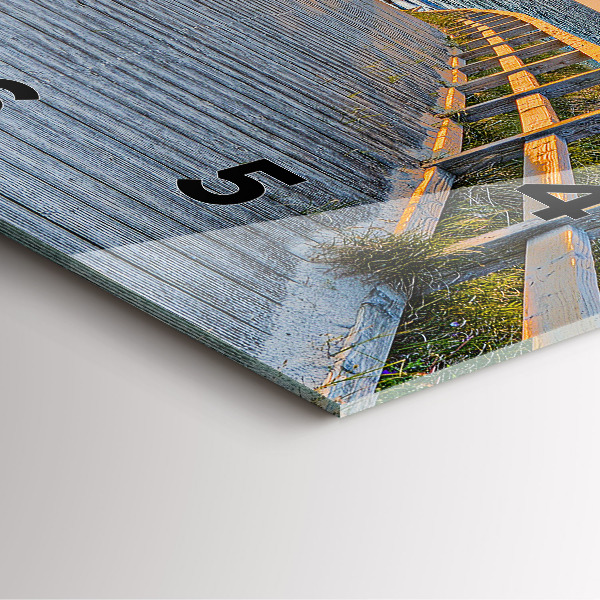 Orologio quadrato Vacanze al mare