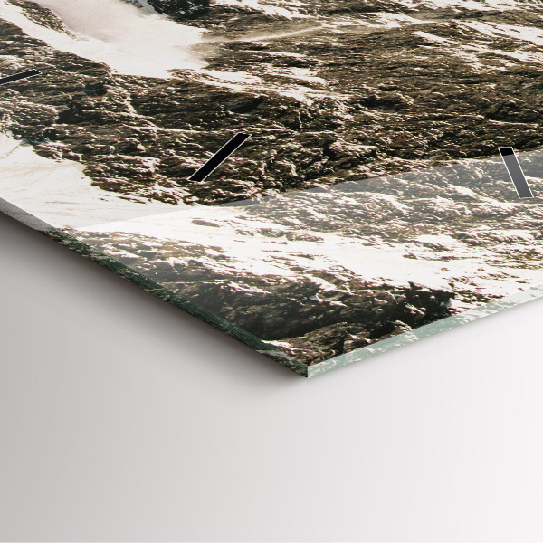 Orologio quadrato in vetro Monti Watzmann