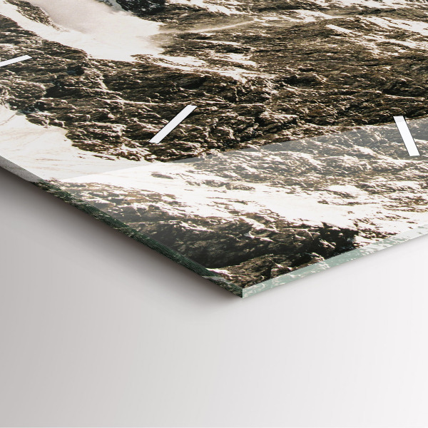 Orologio quadrato in vetro Monti Watzmann