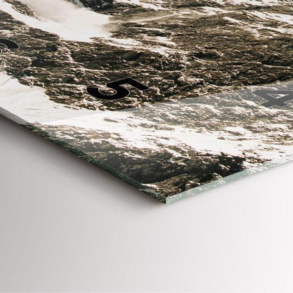 Orologio quadrato in vetro Monti Watzmann