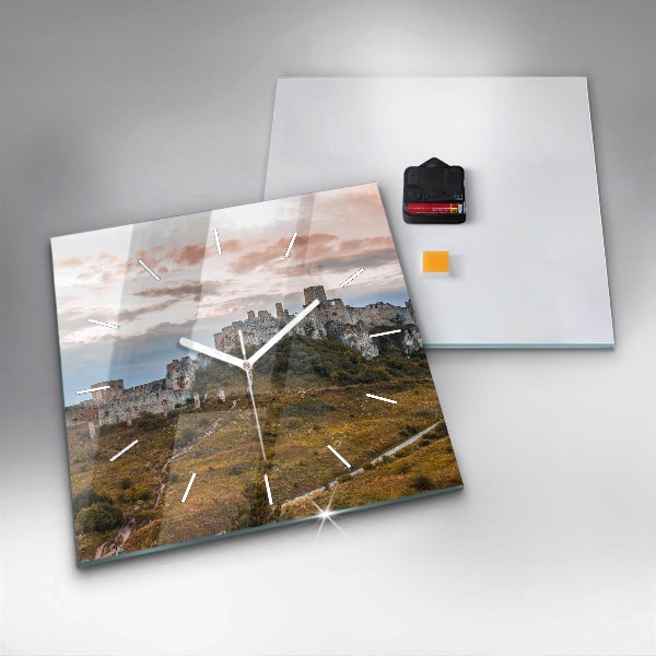 Orologio quadrato Castello di Spiš in Slovacchia