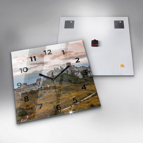 Orologio quadrato Castello di Spiš in Slovacchia