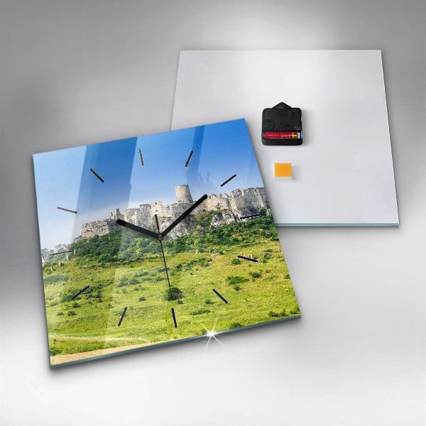 Orologio quadrato Castello di Spiš in Slovacchia