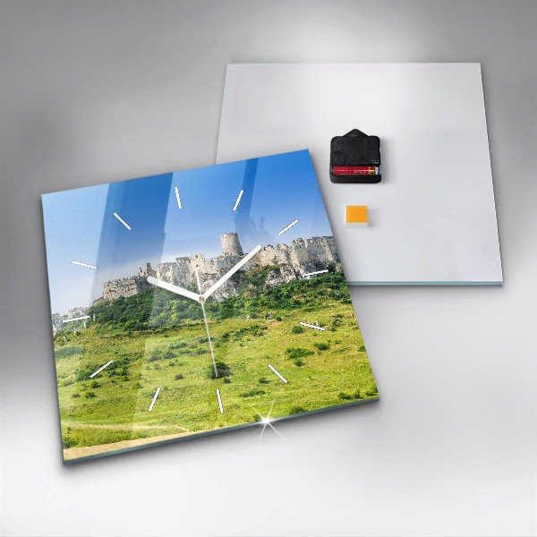 Orologio quadrato Castello di Spiš in Slovacchia