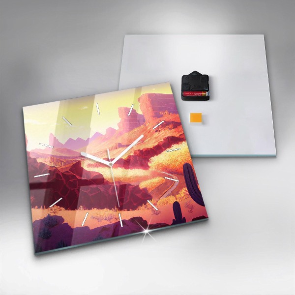 Orologio quadrato Deserto dell'Arizona